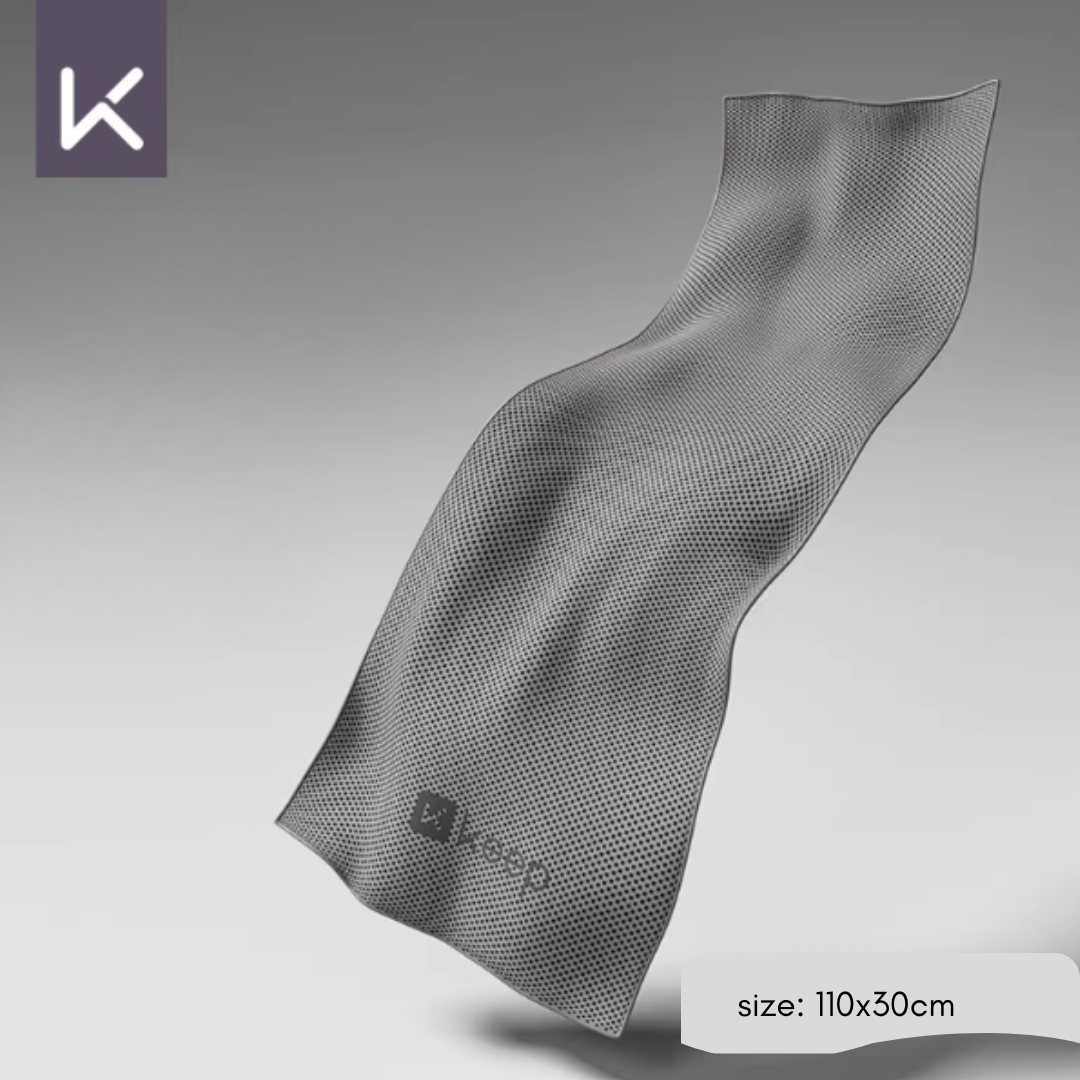 KEEP FlowFit Sports Towel – Grey